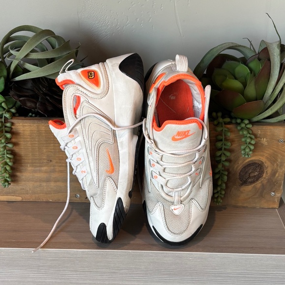 Nike Shoes - Nike Zoom 2K Platinum Orange Athletic Sneakers Zm Air W 7.5